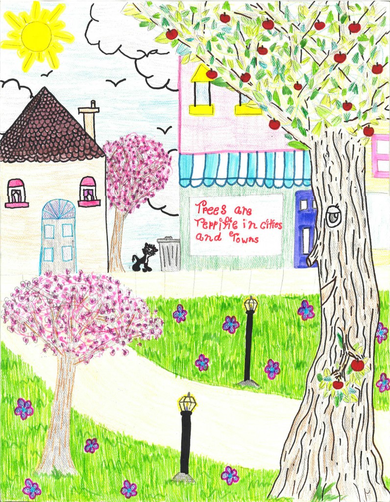  Isabella Garber, a fifth-grader at Christ the Teacher School in Newark was named the overall winner of the 2014 Arbor Day School Poster Contest sponsored by the Delaware Forest Service.