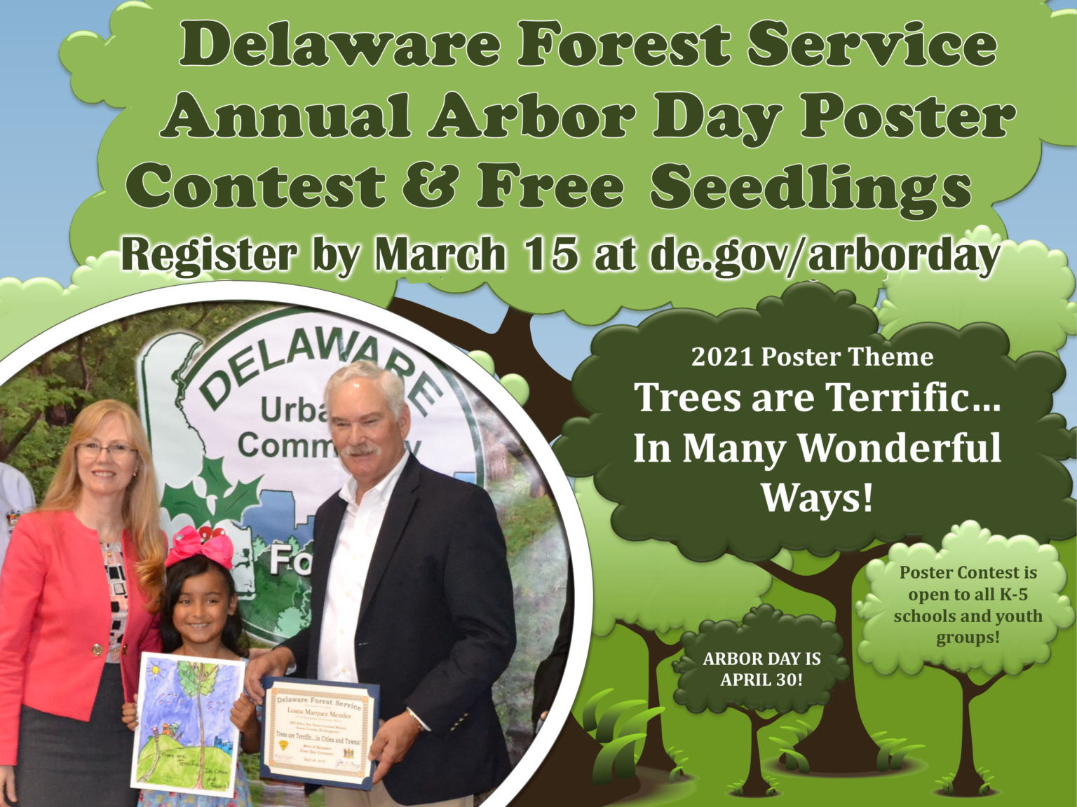 Arbor Day Poster Contest Delaware Trees
